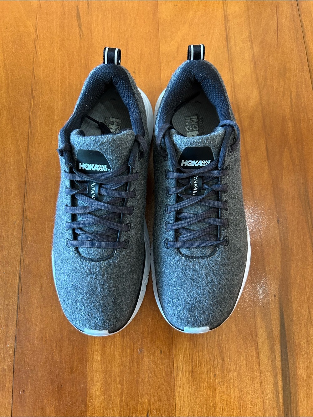 HOKA ONE ONE Hupana Wool Gray Running Walking Shoes Women’s US 8 - Picture 3 of 12